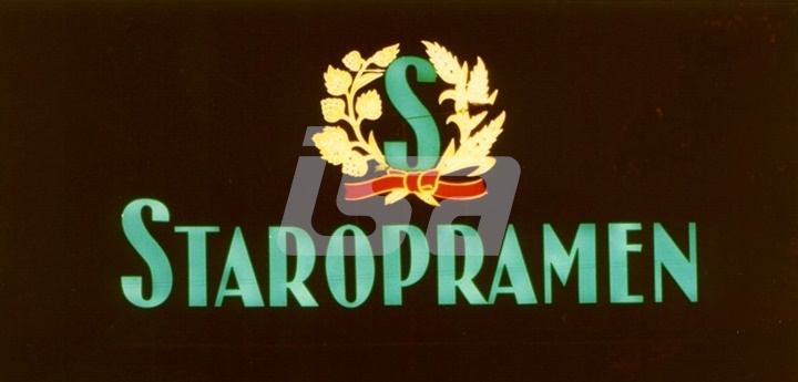 Světelná písmena Staropramen