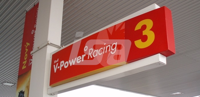 Čerpací stanice Shell - původní design | SHELL SPREADER OZNAČENÍ STÁNÍ