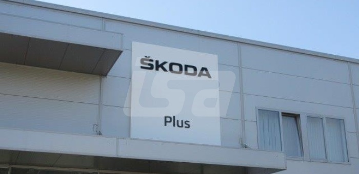 ŠKODA PLUS 2016 ... | ŠKODA PLUS PANEL PLOCHA 3D PÍSMENA