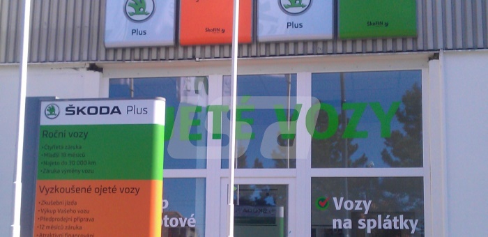 ŠKODA PLUS 2011-2016 | ŠKODA PLUS REKLAMNÍ PANELY A INFORMAČNÍ TABULE