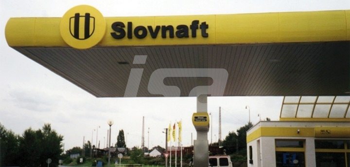 Čerpací stanice Slovnaft | ČS SLOVNAFT 3D PISMENA