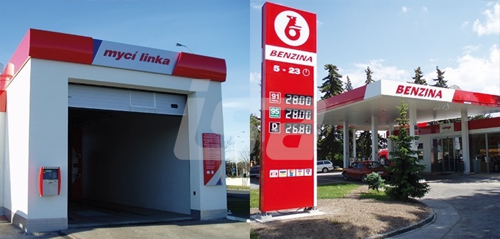Čerpací stanice Benzina