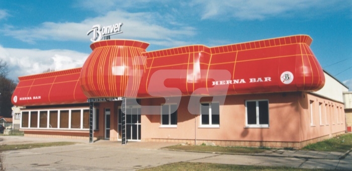 BONVER | BONVER REKLAMNÍ OZNAČENÍ CELÉ HERNY,3D LOGO, NÁPISY, SVĚTELNÉ PANELY 